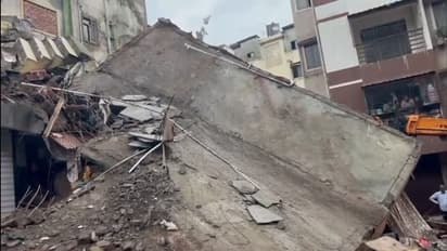 Maharashtra: Three-storey building collapses in Navi Mumbai's Shahbaz village; 2 rescued, 2 feared trapped