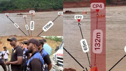 നദിക്കടിയിൽ ലോറി ചെളിയിൽ പുതഞ്ഞ നിലയിൽ, നാലാം സിഗ്നലിൽ സ്ഥിരീകരണം; തെരച്ചിലിന് മത്സ്യത്തൊഴിലാളികളും