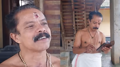 'ഭഗവാന്റെ അനുഗ്രഹം'; ഫിഫ്റ്റി ഫിഫ്റ്റിയുടെ ഒരുകോടി ഭാഗ്യം ക്ഷേത്രം മേല്‍ശാന്തിക്ക്