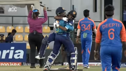 Sri Lanka thrash India by 8 wickets to clinch maiden Women’s T20 Asia Cup; WATCH winning moment