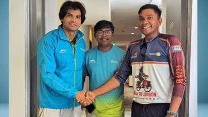 From Calicut to Paris: Kerala man cycles 22,000 km in 2 years to see Neeraj Chopra create history at Olympics