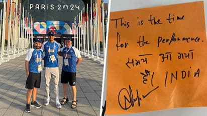 'Samay aa gaya hai India': Neeraj Chopra arrives for Paris Olympics 2024 in style, sends inspiring message