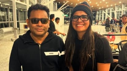 ‘ഒടുവിലത് സംഭവിച്ചു’; എ ആർ റഹ്മാനെ കണ്ട സന്തോഷത്തിൽ അമൃത സുരേഷ്