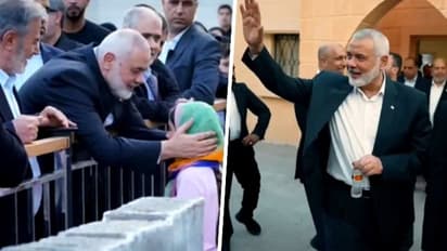 Ismail Haniyeh eliminated: Last visuals of Hamas chief in Tehran hours before assassination released (WATCH)