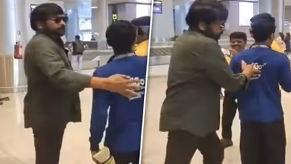 செல்ஃபி எடுக்க வந்த ரசிகரை தள்ளிவிட்டு சென்ற நடிகர் சிரஞ்சீவி! வறுத்தெடுக்கும் நெட்டிசன்ஸ்!