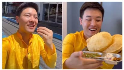 ഇന്ത്യന് ഭക്ഷണം ആസ്വദിക്കുന്ന ജാപ്പനീസ് വ്ലോഗർ ; വീഡിയോ കാണാം