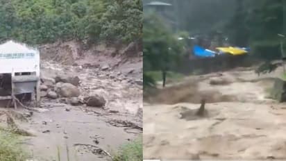 ഹിമാചലിലും ഉത്തരാഖണ്ഡിലും മേഘവിസ്ഫോടനം; 3 മരണം, 28 പേരെ കാണാതായി, കേദാർനാഥിൽ ഇരുന്നൂറോളം തീർത്ഥാടകർ കുടുങ്ങി