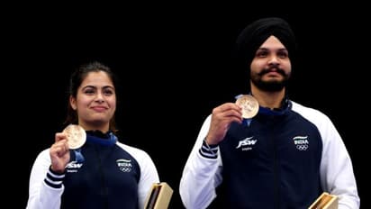 Manu Bhaker becomes 1st Indian to win 2 medals in single Olympics, bags BRONZE with Sarabjot in Paris