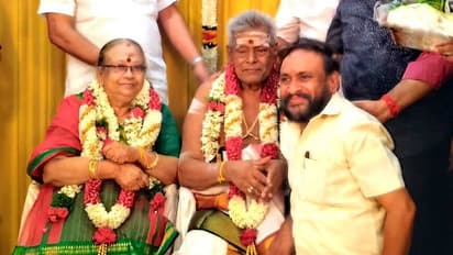 80-ஆவது வயதில் அடியெடுத்து வைத்த டெல்லி கணேஷுக்கு நடந்த சதாபிஷேகம்! மணக்கோலத்தில் இருக்கும் போட்டோஸ்!