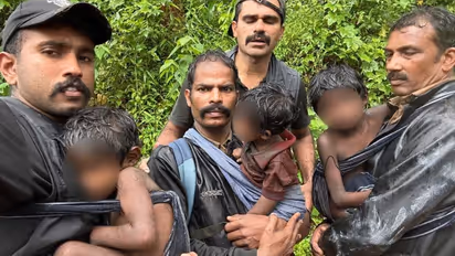 സൂചിപ്പാറയില്‍ ഭക്ഷണവും വെള്ളവുമില്ലാതെ കൊടുംകാട്ടിൽ കുടുംബം; 8 മണിക്കൂർ ദൗത്യത്തിനൊടുവിൽ രക്ഷിച്ച് വനംവകുപ്പ്