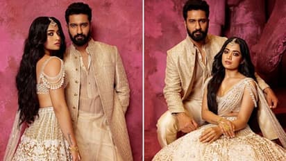 Indian Couture Week 2024: Rashmika Mandanna, Vicky Kaushal in Falguni Shane Peacock's Rang Mahal collection 