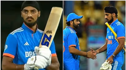 ആദ്യ പന്ത് തന്നെ ആഞ്ഞുവീശി, ഔട്ട്! അര്ഷ്ദീപ് സിംഗിനെ രൂക്ഷമായി നോക്കി നോക്കി രോഹിത് ശര്മ