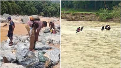 ചാലിയാർ പുഴയിൽ തെരച്ചിലിന് പോയ 18 രക്ഷാപ്രവർത്തകർ വനത്തിൽ കുടുങ്ങി