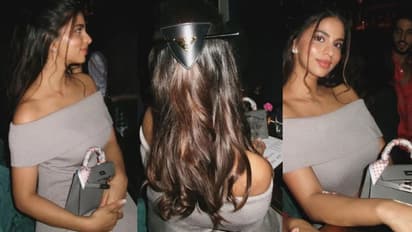 ഗ്രേ ഔട്ട്ഫിറ്റില്‍ സുന്ദരിയായി സുഹാന; ബാഗിന്‍റെയും ഹെയർക്ലിപ്പിന്‍റെയും വിലകേട്ട് അമ്പരന്ന് ആരാധകർ