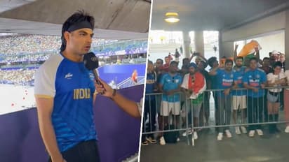 Paris Olympics 2024: Indian fans cheer wildly for Neeraj Chopra after javelin star storms into finals (WATCH)