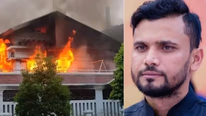 ബംഗ്ലാദേശ് കലാപം: മുന് നായകന് മഷ്റഫെ മൊര്ത്താസയുടെ വീടിന് തീയിട്ട് പ്രക്ഷോഭകാരികള്