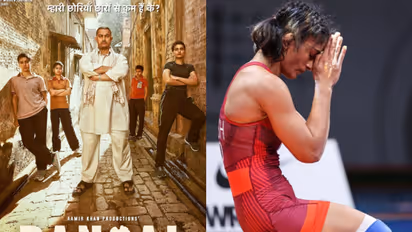 'It's time for 'Dangal 2'....',Netizens urge Aamir Khan after Vinesh Phogat's historic win at Paris Olympics