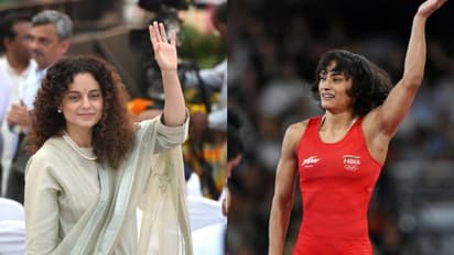 'മോദിക്കെതിരെ മുദ്രാവാക്യം വിളിച്ചിട്ടും അവസരം നല്‍കി, അതാണ് നേതാവ്'; വിനേഷ് ഫോഗട്ടിനെ അഭിനന്ദിച്ച് കങ്കണ