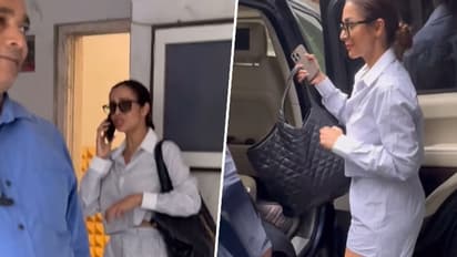 Viral Video: Malaika Arora flaunts her Rs 3.30 lakh Saint Laurent tote bag