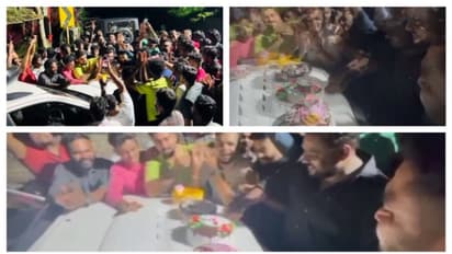 നടുറോഡിലെ 'കാപ്പാ കേക്ക്' പിറന്നാള് ആഘോഷം; 26 പേർക്കെതിരെ കേസെടുത്ത് മലയാലപ്പുഴ പൊലീസ്