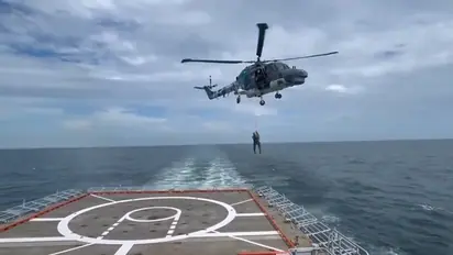 INS Tabar, German Navy's Sea Lynx conduct maritime exercise to boost bilateral ties