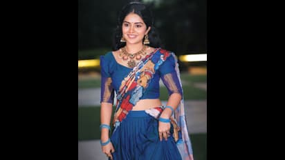 ಲಂಗ ದಾವಣಿಯಲ್ಲಿ ಅಪ್ಸರೆಯಂತೆ ಕಂಡ ಮೇಘಾ ಶೆಟ್ಟಿ, ಯಾರಾದ್ರೂ ದೃಷ್ಟಿ ತೇಗಿರೆಂದ ಅಭಿಮಾನಿ