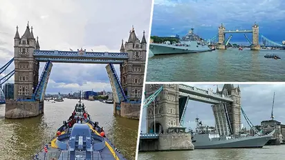 INS Tabar in London for 4-days, to participate in maritime partnership exercise with Royal Navy