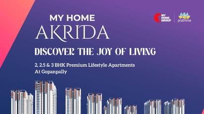 మహా సంతోషాన్నిచ్చే మైహోమ్ అక్రిద.. హైదరాబాద్లో నిర్మిస్తున్న ప్రీమియం రెసిడెన్షియల్ ప్రాజెక్ట్