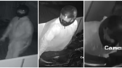 ക്യാമറയുടെ കാര്യം ഓർത്തില്ല! ഹെൽമറ്റും റെയിൻകോട്ടും ധരിച്ചെത്തി; ഊറ്റിയെടുത്തത് പെട്രോൾ, ബാറ്ററിയും കവർന്നു