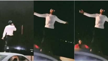 ഓടുന്ന കാറിന് മുകളിലിരുന്ന് റീല്‍സെടുത്തു, വീഡിയോ വൈറലുമായി; പക്ഷേ പിന്നാലെ പണി കിട്ടി, പിഴ  28,500 രൂപ