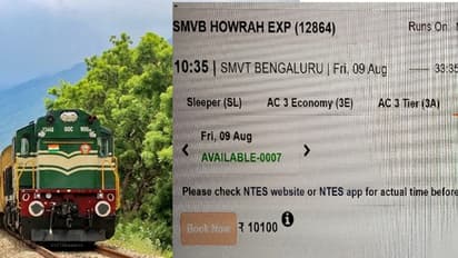 ಬೆಂಗಳೂರು ಕೋಲ್ಕತಾ ರೈಲು ಟಿಕೆಟ್ ದರ 10 ಸಾವಿರ ರೂ, ಬೆಚ್ಚಿದ ಪ್ರಯಾಣಿಕನಿಗೆ ನೆಟ್ಟಿಗರ ಅದ್ಭುತ ಸಲಹೆ!