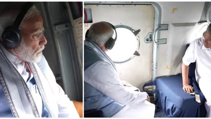 പ്രധാനമന്ത്രി ദുരന്തഭൂമിയിൽ; ഹെലികോപ്ടറിൽ ആകാശനിരീക്ഷണം, റോഡ് മാര്ഗം ചൂരൽമലയിലേക്ക്