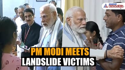 PM Modi comforts Wayanad disaster victims living in relief camps [WATCH]