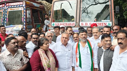 ಬಿಟಿಎಂ ವಿಧಾನಸಭಾ ಕ್ಷೇತ್ರದಲ್ಲಿ ವಯನಾಡ್ ಸಂತ್ರಸ್ತರಿಗೆ 8 ಟ್ರಕ್ಗಳಲ್ಲಿ ಅಗತ್ಯ ವಸ್ತುಗಳ ರವಾನೆಗೆ ಡಿಕೆಶಿ, ರೆಡ್ಡಿ ಚಾಲನೆ!