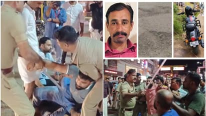 പട്ടാമ്പിയിൽ റോഡിലെ കുഴിയിൽ വീണ് വിമുക്തഭടൻ മരിച്ച സംഭവം; പ്രതീകാത്മക മൃതദേഹവുമായി യൂത്ത് കോൺഗ്രസ്, സംഘർഷം