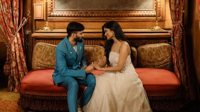 ఆర్జీవీ మేనకోడలితో బ్యాడ్మింటన్ స్టార్ కిదాంబి శ్రీకాంత్ నిశ్చితార్థం.. ఫోటోలు ఇవిగో..  పెళ్లి ఎప్పుడంటే?  