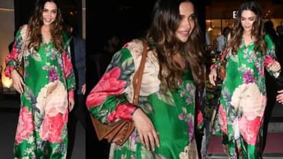 സബ്യസാചിയുടെ ഫ്ളോറല് കുർത്തയിൽ തിളങ്ങി ദീപിക പദുക്കോൺ; വീഡിയോ വൈറല്