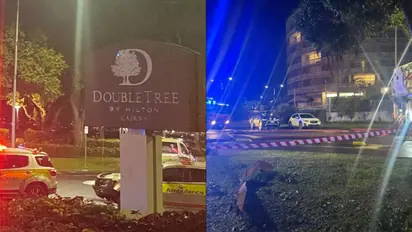 കനത്ത മഴയിൽ ലൈറ്റുകളില്ലാതെ താഴ്ന്ന് പറന്നു, പിന്നാലെ ഹോട്ടലിലേക്ക് ഇടിച്ച് കയറി ഹെലികോപ്ടർ അഗ്നിഗോളമായി