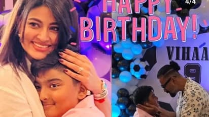 அச்சு அசல் பிரசன்னாவின் ஜெராக்ஸ் காப்பி தான்... மகன் விஹானின் பிறந்தநாளை ஜம்முனு கொண்டாடிய நடிகை சினேகா