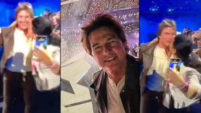 Viral video: Tom Cruise's female fan forcefully kisses him at Paris Olympics 2024 (WATCH)