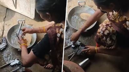 Illegal arms factory busted in MP: How viral video of woman washing guns led to crackdown (WATCH)