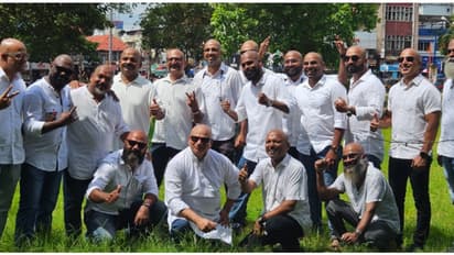 'മൊട്ട' ആഗോളതലത്തിൽ ഹിറ്റാക്കാൻ തേക്കിന്കാട് മൈതാനിയിൽ തല മൊട്ടയടിച്ചവരുടെ സംഗമം, അടുത്തത് മറൈൻ ഡ്രൈവിൽ