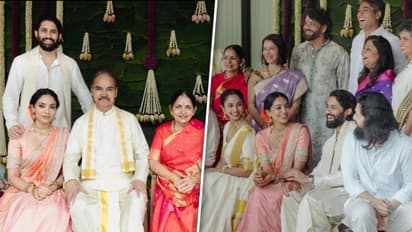 சமந்தா பகிர்ந்த புகைப்படங்கள்: சோபிதா-நாக சைதன்யா நிச்சயதார்த்தம்