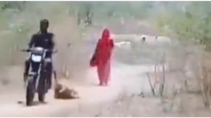 നഗൗറിൽ ഭാര്യയോട് ക്രൂരത, ബൈക്കിന് പിന്നില് കെട്ടി വലിച്ചുകൊണ്ടുപോയി ഭർത്താവ്, ഒരു മാസത്തിന് ശേഷം പിടിയിൽ