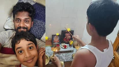 ಲವ್ ಯೂ ಮಗನೇ, ಅಪ್ಪಂಗೆ ಏನೂ ಆಗಲ್ಲ, ಡೋಂಟ್ ವರಿ: ಕಿರಿಕ್ ಕೀರ್ತಿ ಭಾವನಾತ್ಮಕ ಪೋಸ್ಟ್