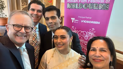 [SEE PICS] Australia PM Anthony Albanese's selfie with Rani Mukerji and Karan Johar is going viral 