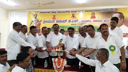 ತೆಲುಗುಗೌಡ ಸಮಾಜಕ್ಕೆ ರಾಜಕೀಯ ಮೀಸಲಾತಿ: ಶಾಸಕ ಆನಂದ್ ಭರವಸೆ