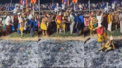 'കനൽ കണ്ട് മടിച്ചു, പിന്മാറി, പിന്നാലെ കുട്ടിയുടെ കൈ പിടിച്ച് യുവാവ് കനൽക്കൂനയിലേക്ക്', 7 വയസുകാരന് പൊള്ളൽ