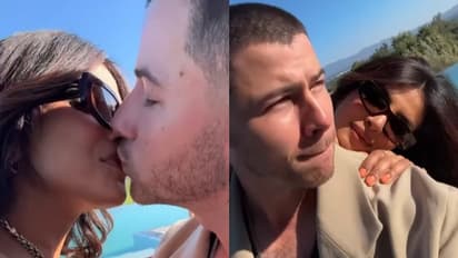 WATCH VIDEO: Priyanka Chopra-Nick Jonas kiss as they cant stop admiring each other!