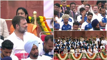 സ്വാതന്ത്ര്യദിനാഘോഷം: രാഹുൽ ഗാന്ധിക്ക് ചെങ്കോട്ടയിൽ പിന്നിൽ ഇരിപ്പിടം നൽകിയെന്ന് ആക്ഷേപം 